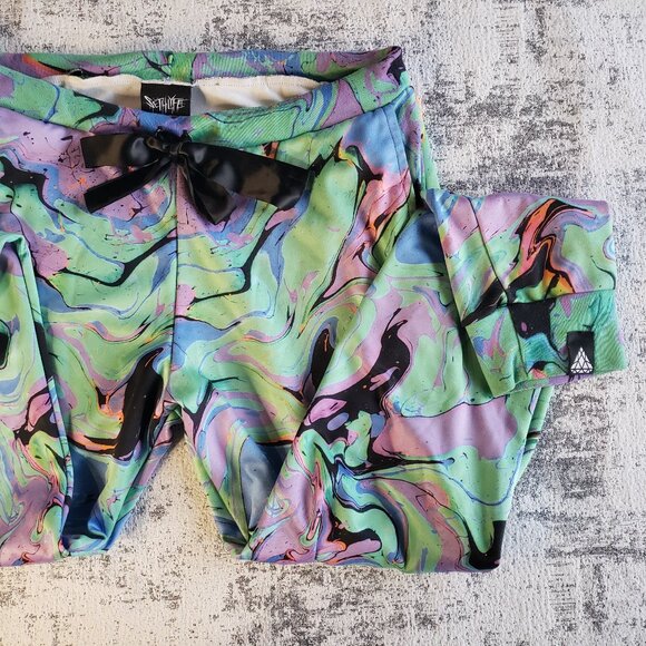 Stay Rad Marble Tie Dye Set4Lyfe Purple Green Blue JG Joggers Large - Picture 3 of 16
